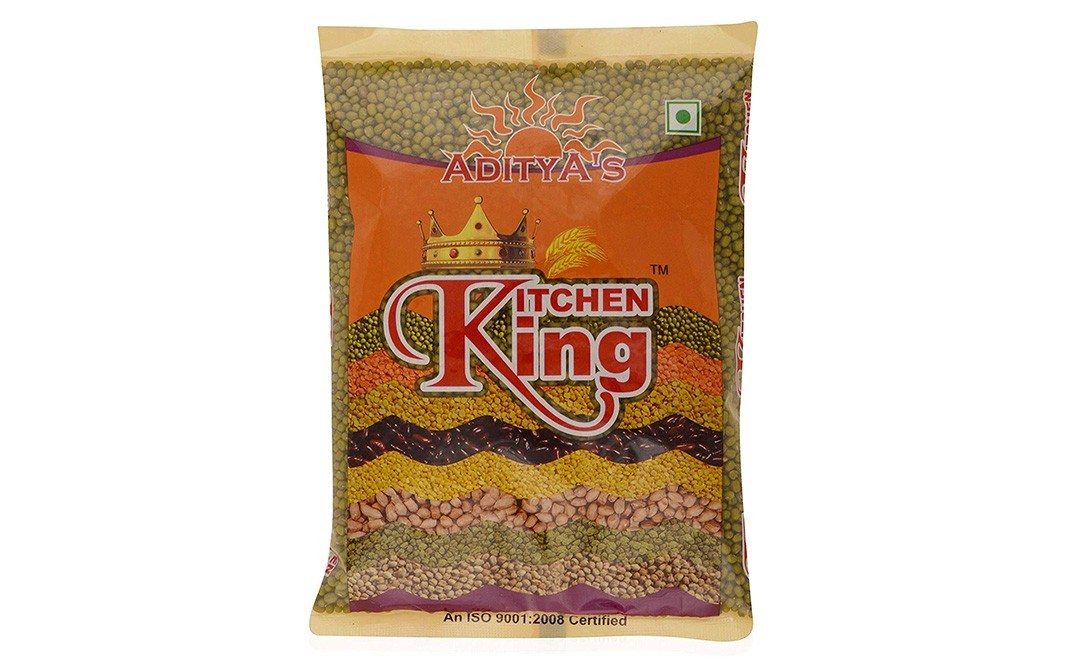 Kitchen King Moong Whole    Pack  500 grams